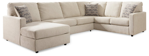 Edenfield 3-Piece Sectional with Ottoman Homeline Furniture