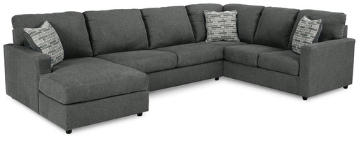 Edenfield 3-Piece Sectional with Ottoman Homeline Furniture