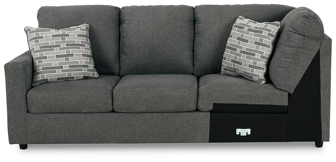 Edenfield 3-Piece Sectional with Ottoman Homeline Furniture