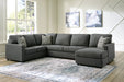 Edenfield 3-Piece Sectional with Ottoman Homeline Furniture