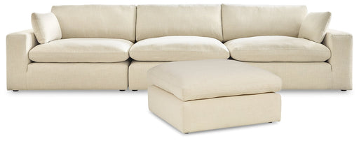 Elyza 3-Piece Sectional with Ottoman Homeline Furniture