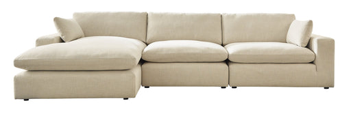 Elyza 3-Piece Sectional with Ottoman Homeline Furniture