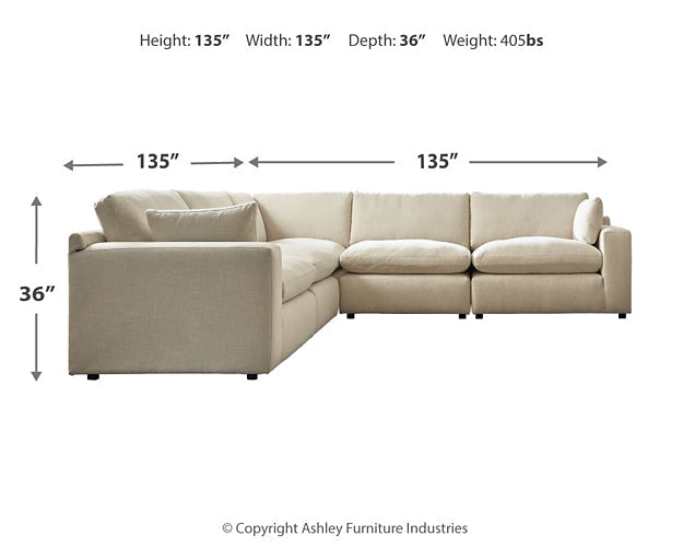 Elyza 5-Piece Sectional Homeline Furniture