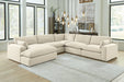 Elyza 5-Piece Sectional with Chaise Homeline Furniture