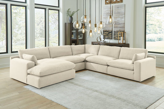 Elyza 5-Piece Sectional with Chaise Homeline Furniture