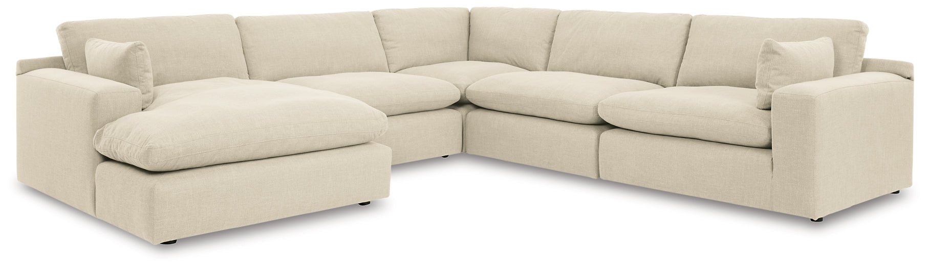 Elyza 5-Piece Sectional with Chaise Homeline Furniture