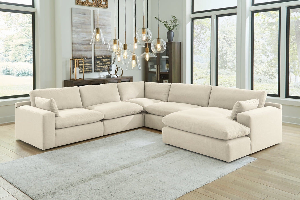 Elyza 5-Piece Sectional with Chaise Homeline Furniture