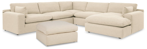 Elyza 5-Piece Sectional with Ottoman Homeline Furniture