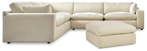 Elyza 5-Piece Sectional with Ottoman Homeline Furniture