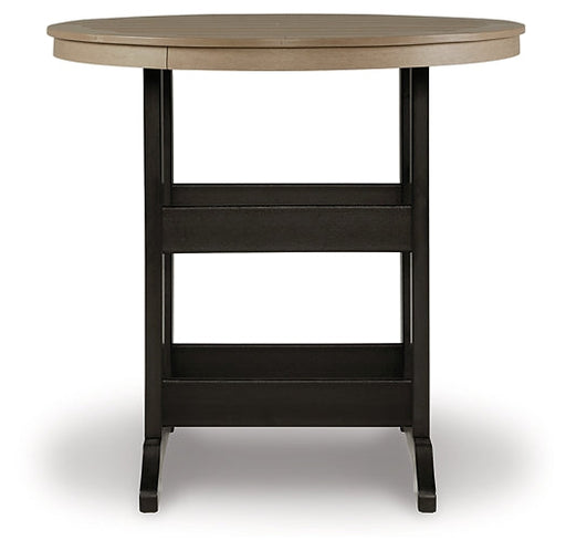 Fairen Trail Round Bar Table w/UMB OPT Homeline Furniture