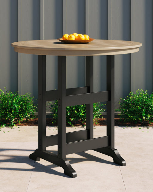 Fairen Trail Round Bar Table w/UMB OPT Homeline Furniture