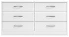 Flannia Six Drawer Dresser Homeline Furniture