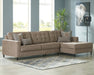 Flintshire 2-Piece Sectional with Chaise Homeline Furniture