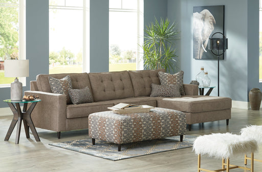 Flintshire 2-Piece Sectional with Ottoman Homeline Furniture