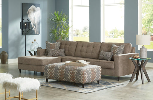 Flintshire 2-Piece Sectional with Ottoman Homeline Furniture