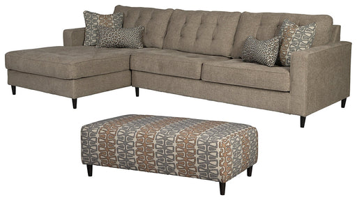 Flintshire 2-Piece Sectional with Ottoman Homeline Furniture