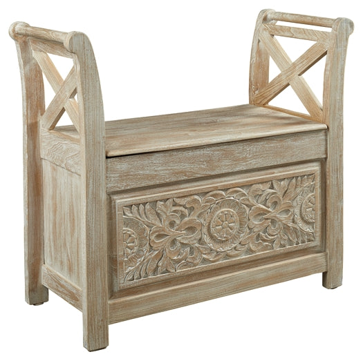 Fossil Ridge Accent Bench Homeline Furniture