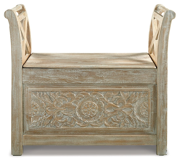 Fossil Ridge Accent Bench Homeline Furniture