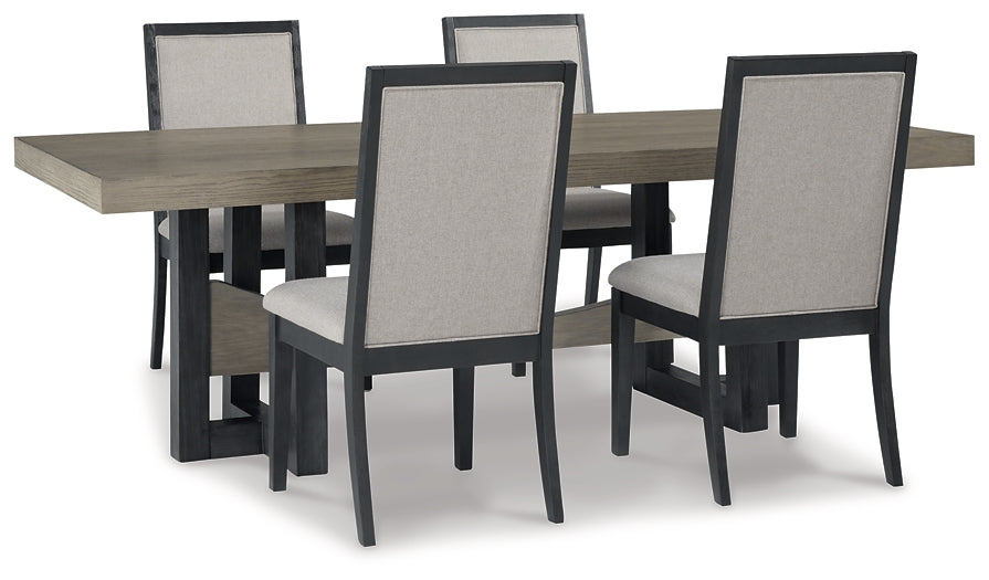 Foyland Dining Table and 4 Chairs Homeline Furniture