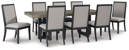 Foyland Dining Table and 8 Chairs Homeline Furniture