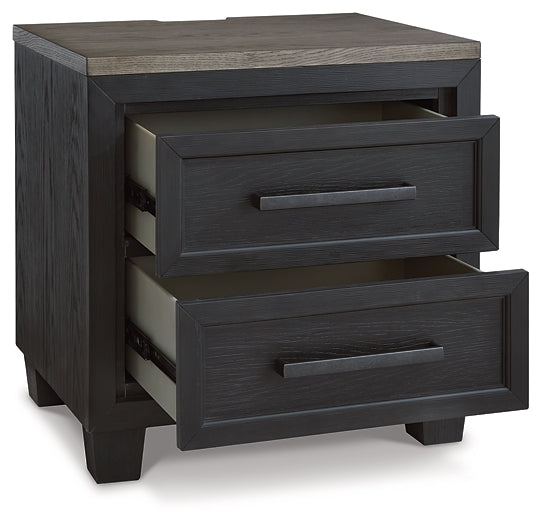 Foyland King Panel Storage Bed with Mirrored Dresser, Chest and Nightstand Homeline Furniture