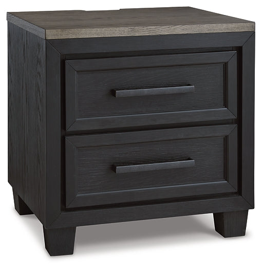 Foyland King Panel Storage Bed with Mirrored Dresser, Chest and Nightstand Homeline Furniture