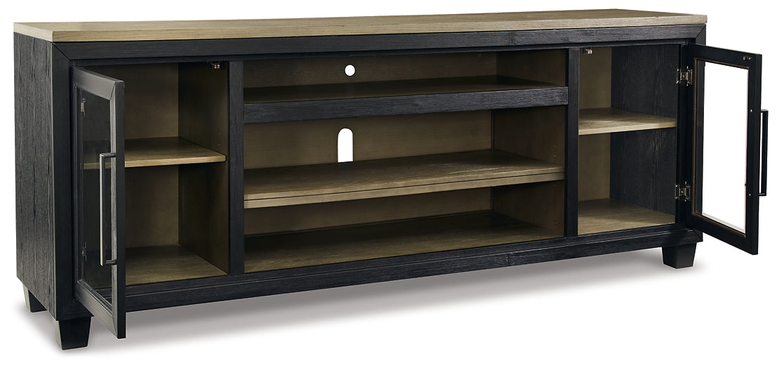 Foyland XL TV Stand w/Fireplace Option Homeline Furniture