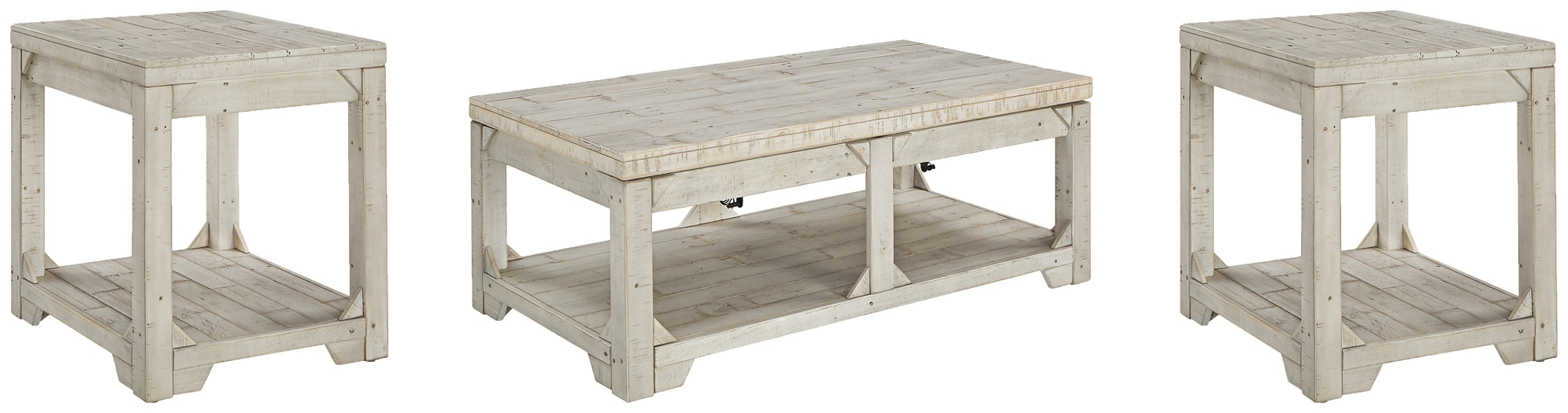 Fregine Coffee Table with 2 End Tables Homeline Furniture