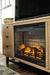 Freslowe TV Stand with Electric Fireplace Homeline Furniture