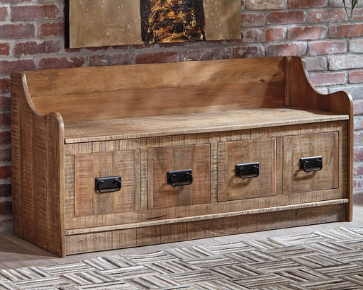 Garrettville Storage Bench Homeline Furniture