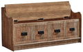 Garrettville Storage Bench Homeline Furniture