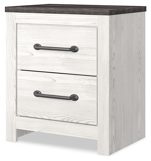 Gerridan Two Drawer Night Stand Homeline Furniture