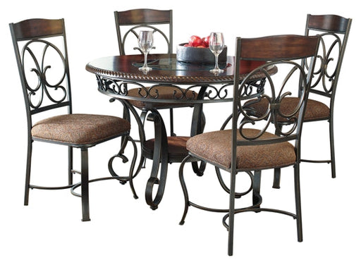 Glambrey Dining Table and 4 Chairs Homeline Furniture