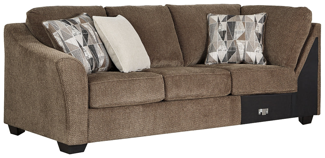 Graftin 3-Piece Sectional with Chaise Homeline Furniture