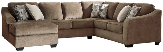 Graftin 3-Piece Sectional with Chaise Homeline Furniture