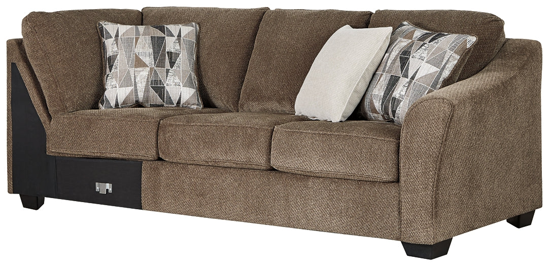 Graftin 3-Piece Sectional with Chaise Homeline Furniture