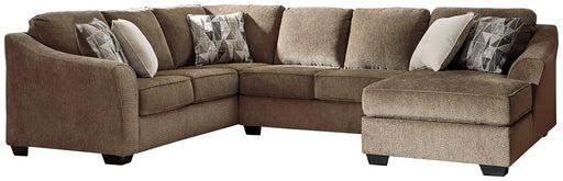 Graftin 3-Piece Sectional with Chaise Homeline Furniture