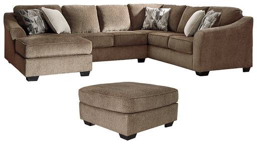 Graftin 3-Piece Sectional with Ottoman Homeline Furniture