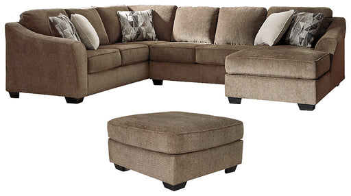 Graftin 3-Piece Sectional with Ottoman Homeline Furniture