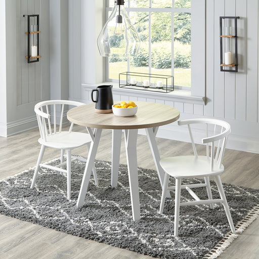 Grannen Dining Table and 2 Chairs Homeline Furniture