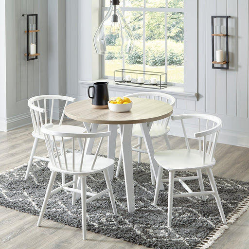 Grannen Dining Table and 4 Chairs Homeline Furniture