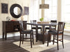 Haddigan Counter Height Dining Table and 4 Barstools with Storage Homeline Furniture