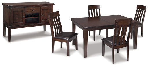 Haddigan Dining Table and 4 Chairs with Storage Homeline Furniture