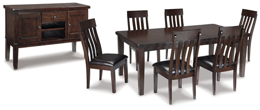 Haddigan Dining Table and 6 Chairs with Storage Homeline Furniture