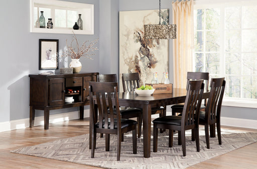 Haddigan Dining Table and 6 Chairs with Storage Homeline Furniture