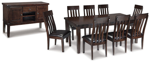 Haddigan Dining Table and 8 Chairs with Storage Homeline Furniture