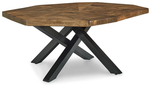 Haileeton Oval Cocktail Table Homeline Furniture