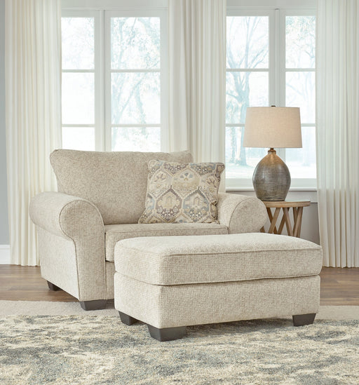 Haisley Sofa, Loveseat, Chair and Ottoman Homeline Furniture