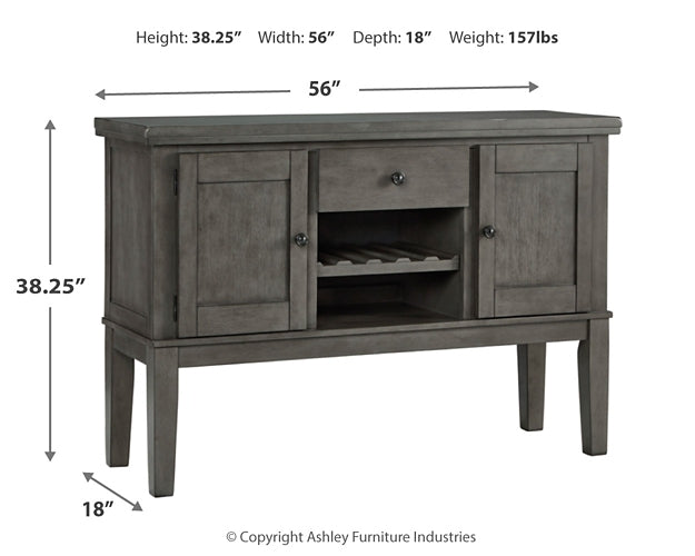 Hallanden Dining Table and 6 Chairs with Storage Homeline Furniture