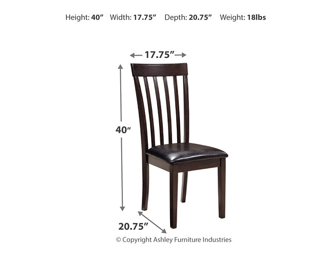 Hammis Dining UPH Side Chair (2/CN) Homeline Furniture